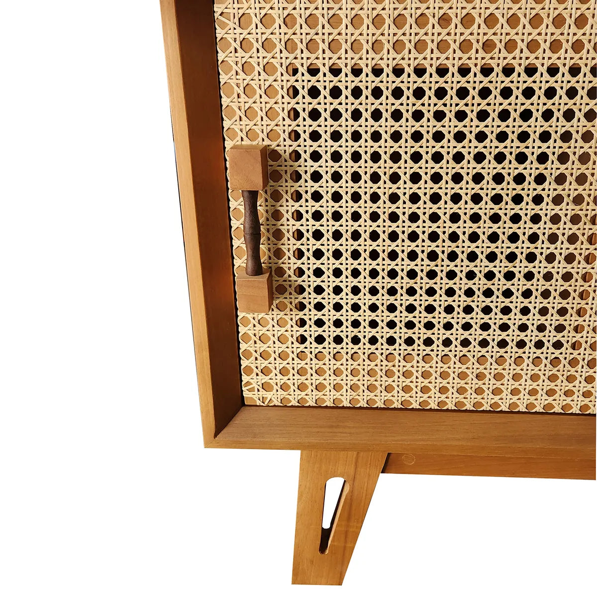 Rack de Madeira Maciça Demolição Perdizes com Palhinha Indiana - 1,20m