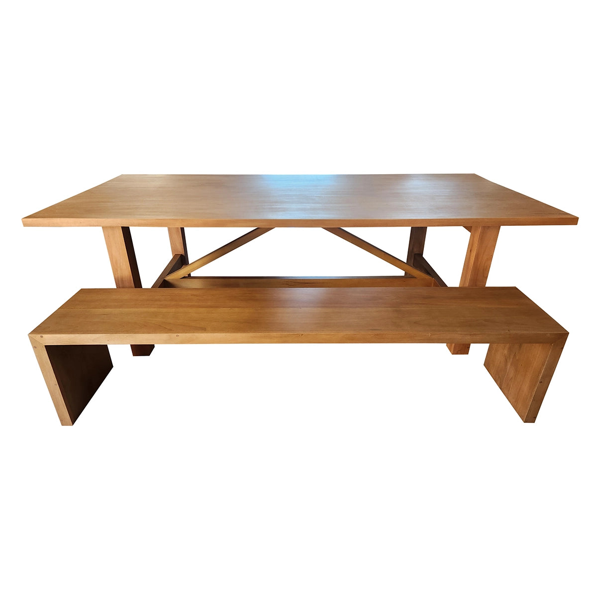 Conjunto De Mesa Jantar Cavalete E Banco Curitiba