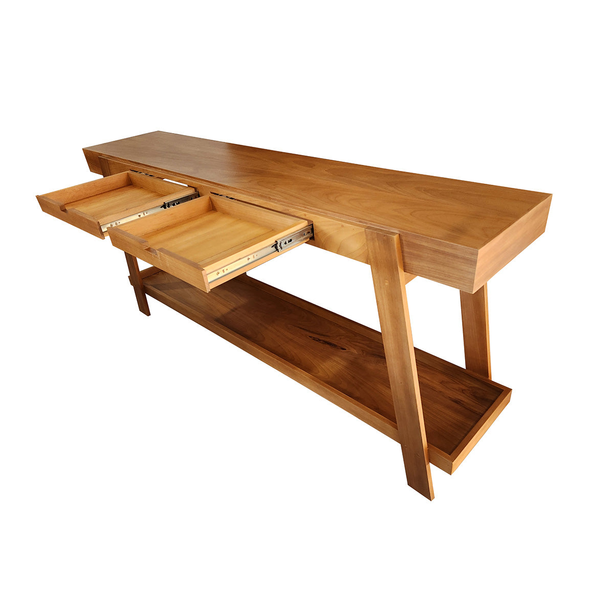 Aparador De Madeira Maciça Araras Com 02 Gavetas