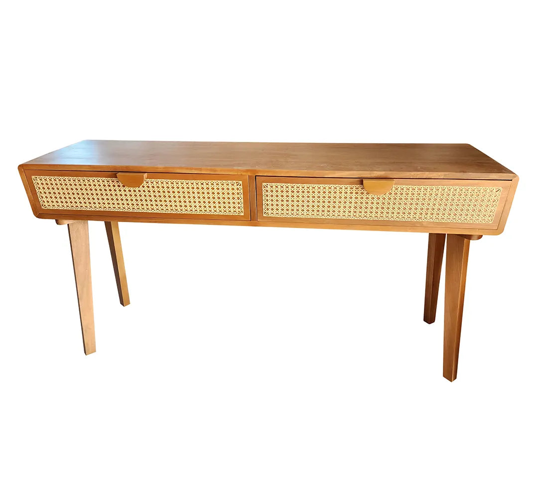 Aparador De Madeira Maciça Teresópolis Com Puxadores Arredondados