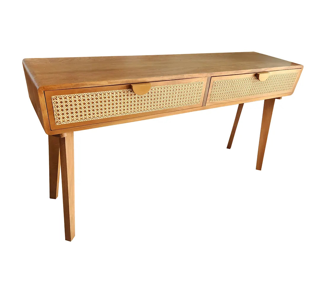 Aparador De Madeira Maciça Teresópolis Com Puxadores Arredondados