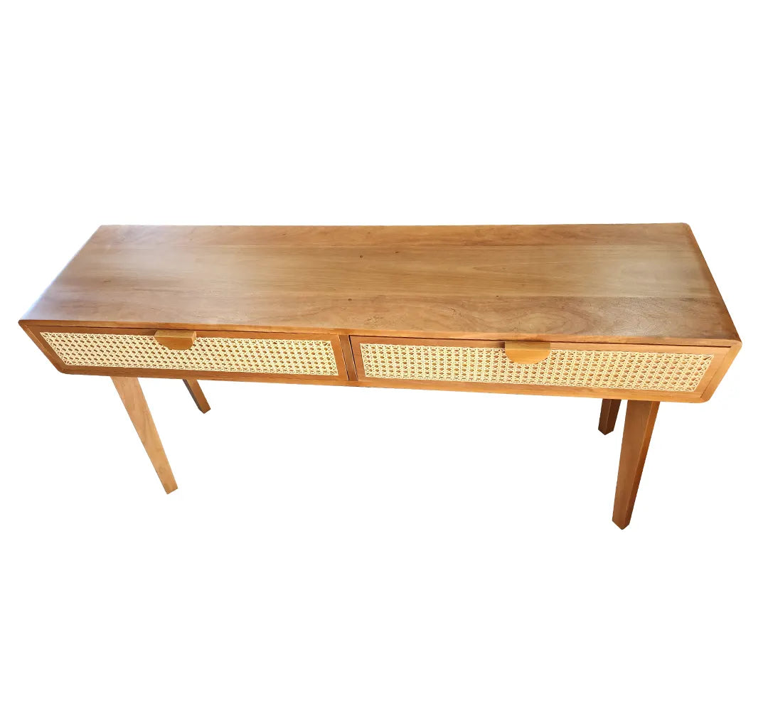 Aparador De Madeira Maciça Teresópolis Com Puxadores Arredondados