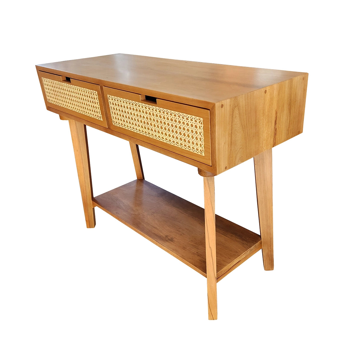 Aparador Madeira Maciça Teresópolis Com Prateleira Baixa Palhinha