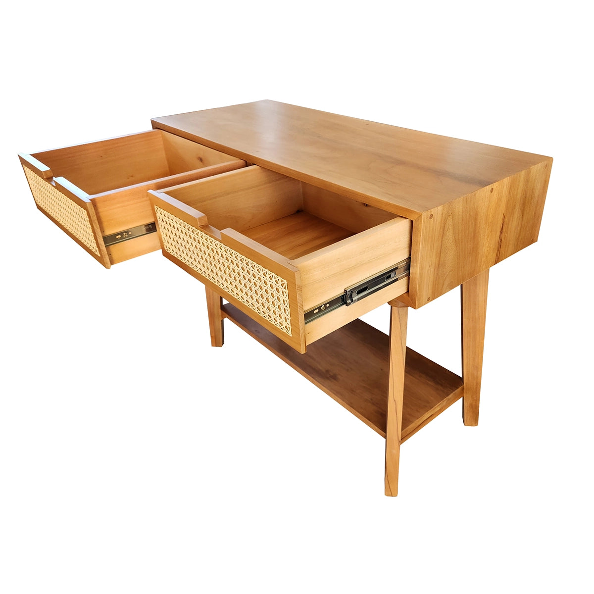 Aparador Madeira Maciça Teresópolis Com Prateleira Baixa Palhinha