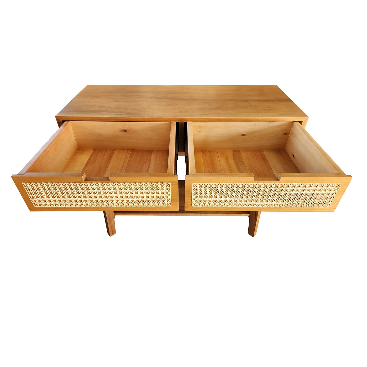 Aparador Madeira Maciça Teresópolis Com Prateleira Baixa Palhinha