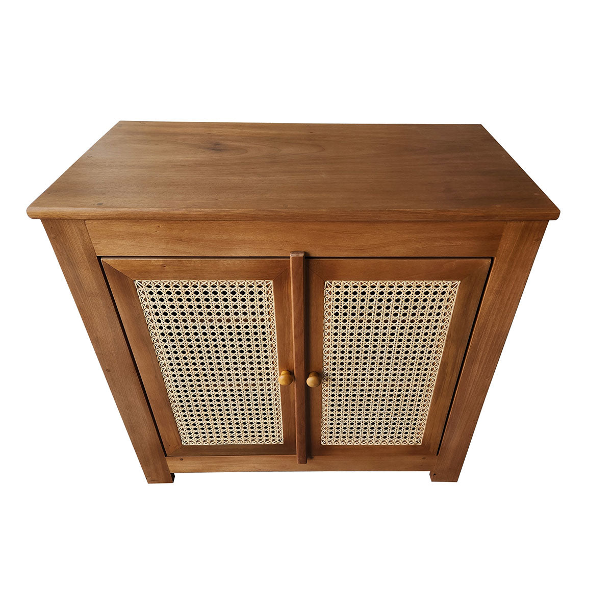 Armário De Madeira Maciça Villa Com porta palhinha