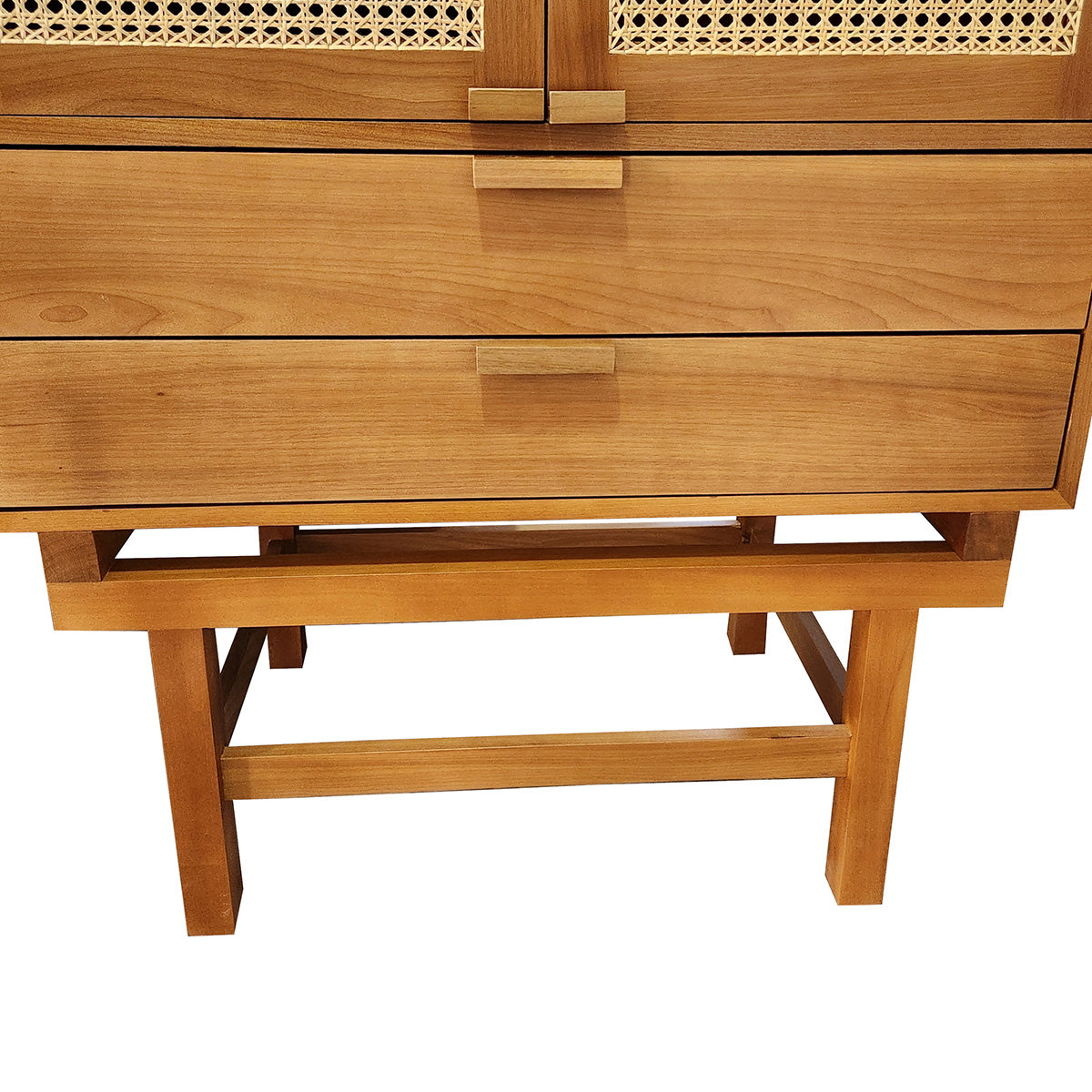 Armário Guarda Roupas Palhinha Com 02 Gavetas E Cabideiro Interno