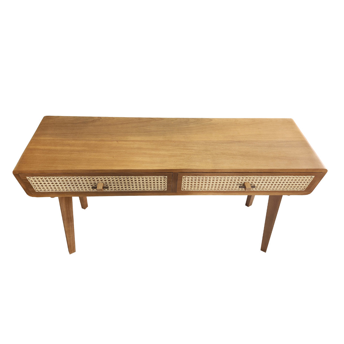 Aparador De Madeira Maciça Teresópolis Gavetas Em Palhinha E Puxadores Em Madeira