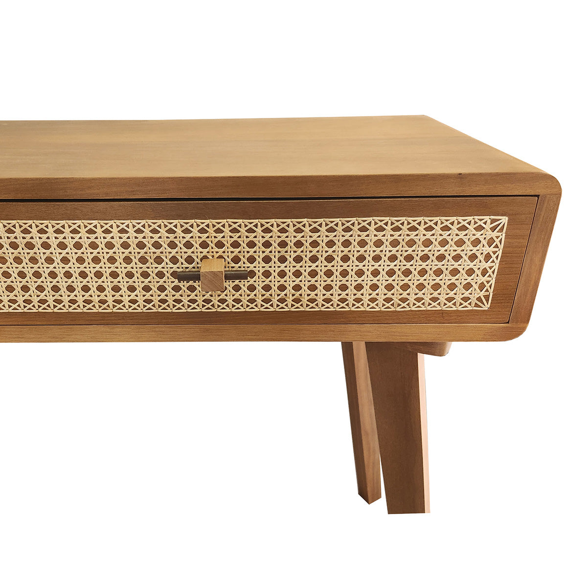 Aparador De Madeira Maciça Teresópolis Gavetas Em Palhinha E Puxadores Em Madeira