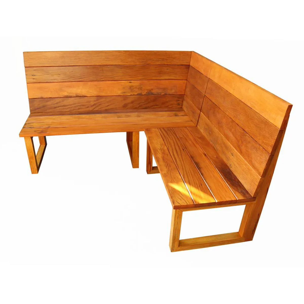 Banco / Sofá De Madeira Maciça Demolição Modelo L