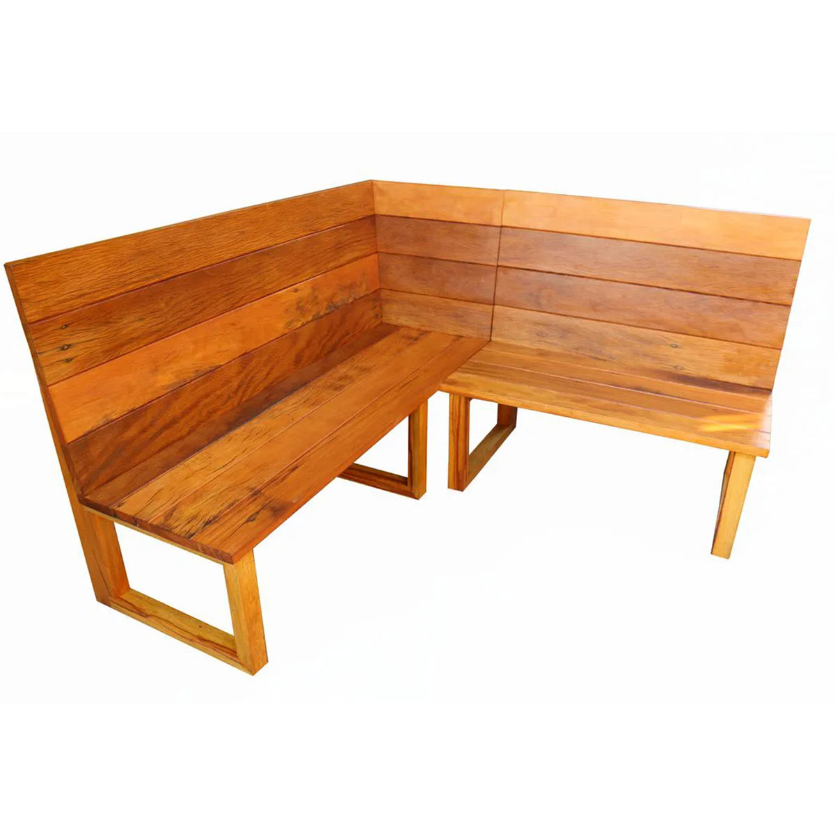 Banco / Sofá De Madeira Maciça Demolição Modelo L