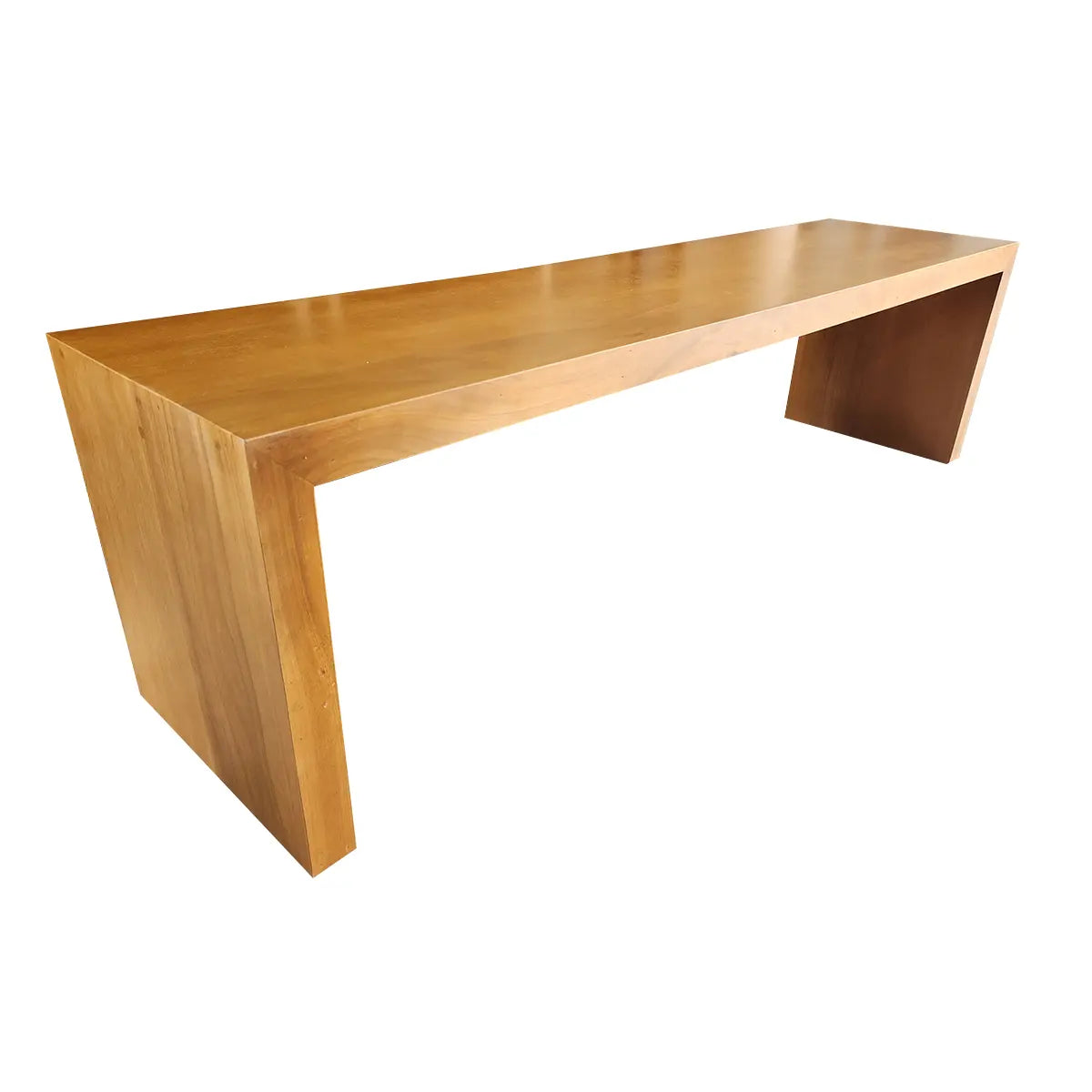 Banco De Madeira Maciça Demolição Curitiba Com Formato Em U