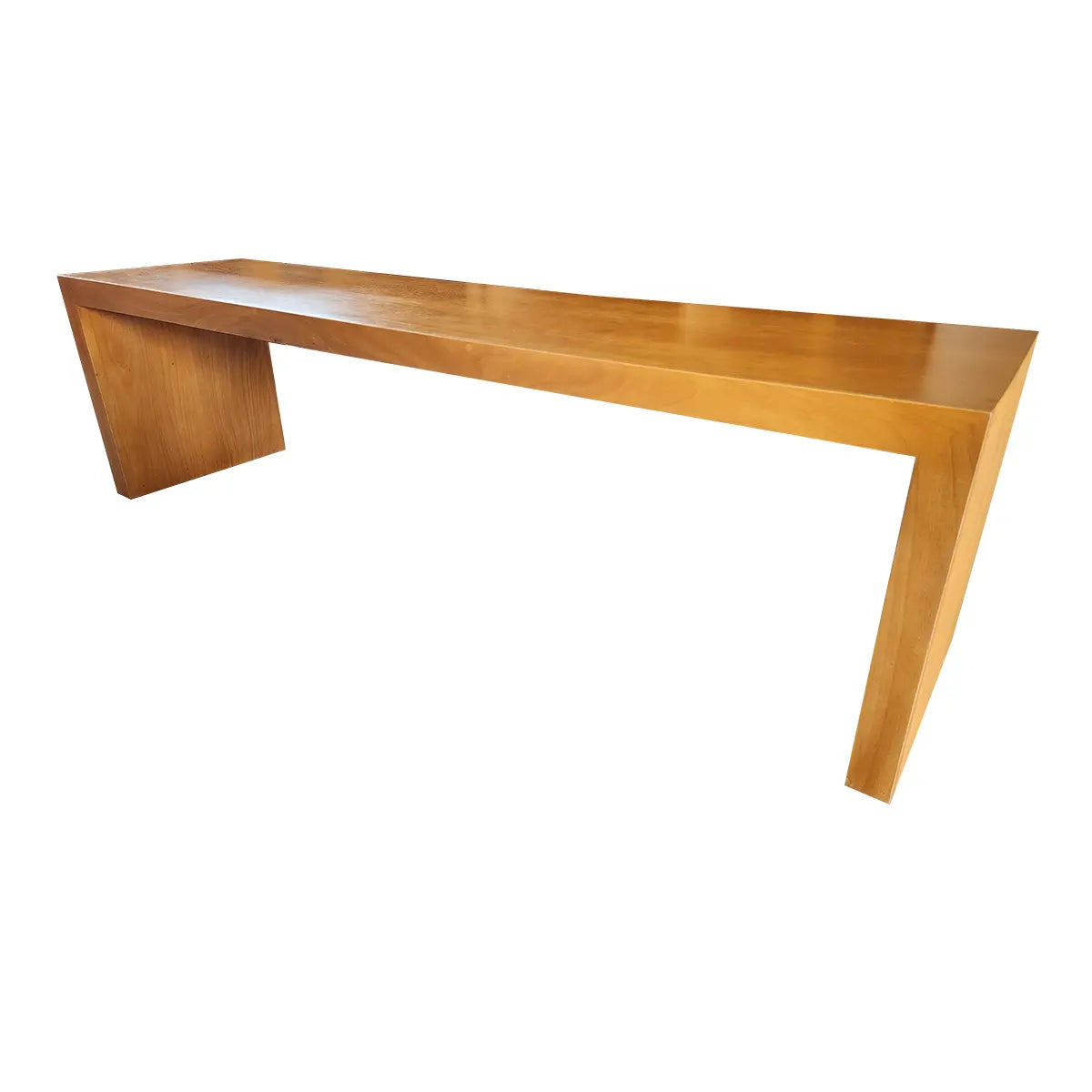 Banco De Madeira Maciça Demolição Curitiba Com Formato Em U