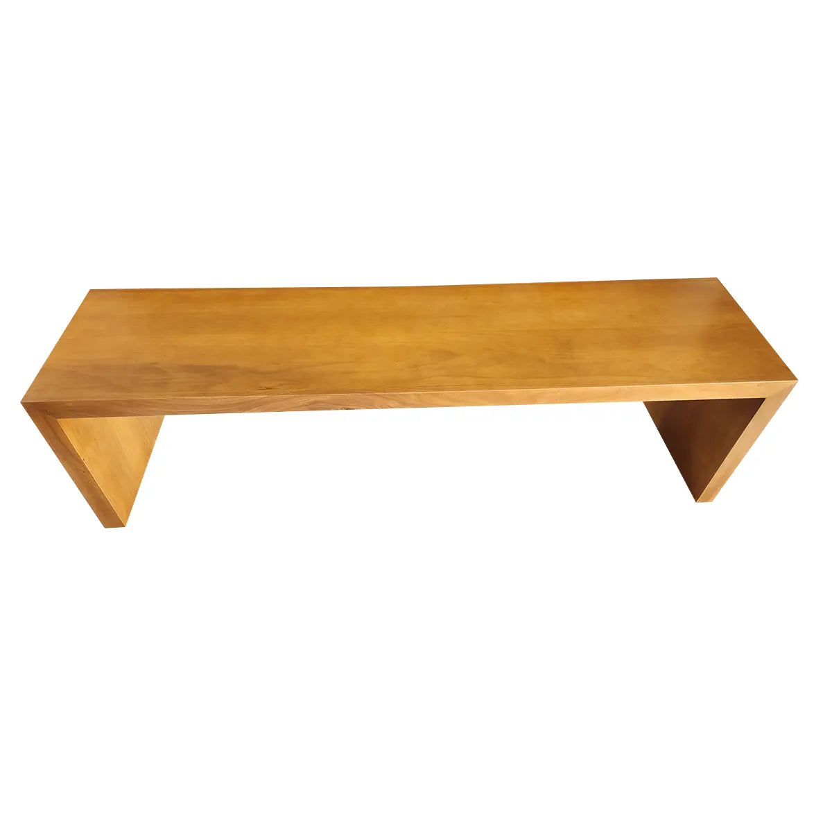 Banco De Madeira Maciça Demolição Curitiba Com Formato Em U