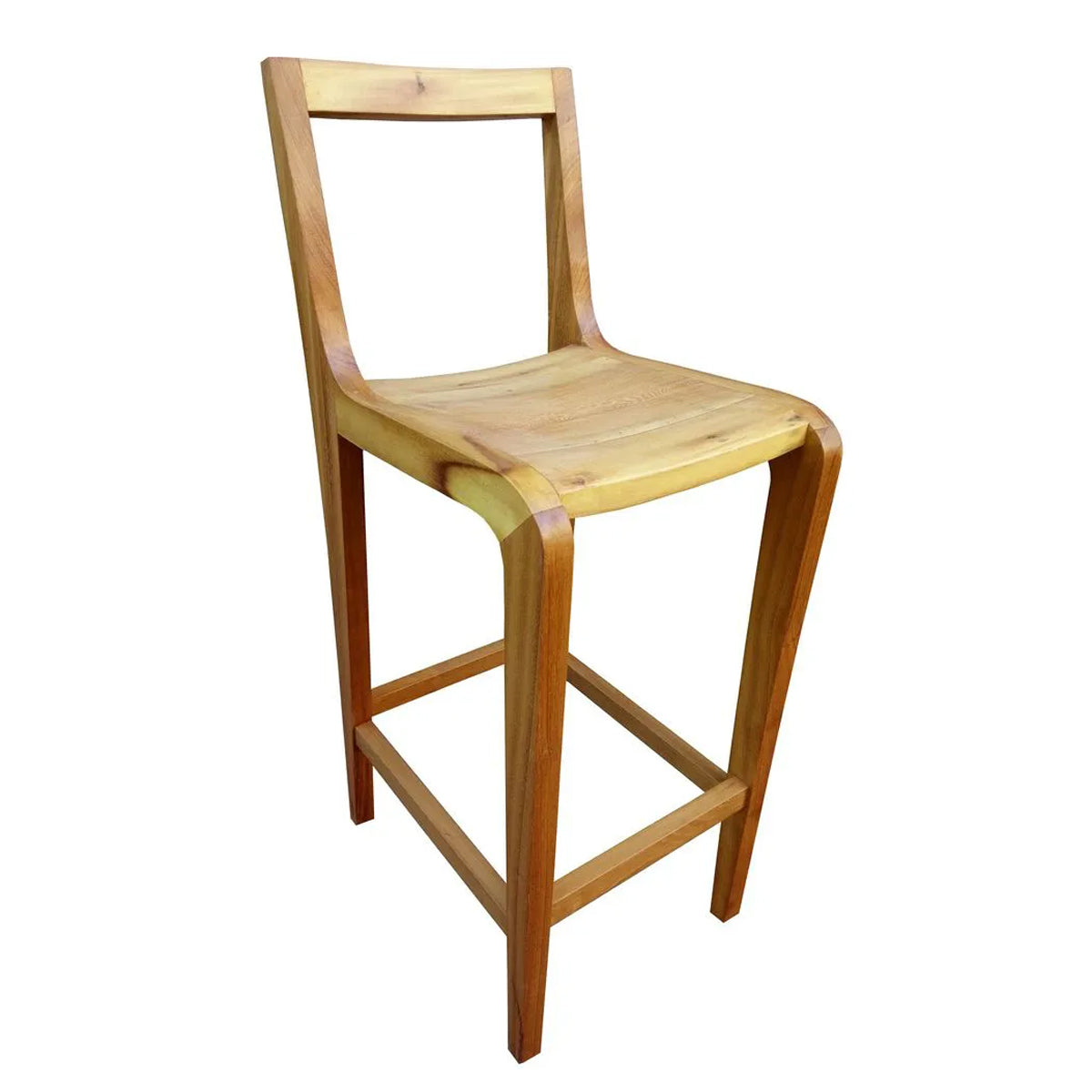Banqueta Alta Para Bar De Madeira Maciça Demolição Prainha