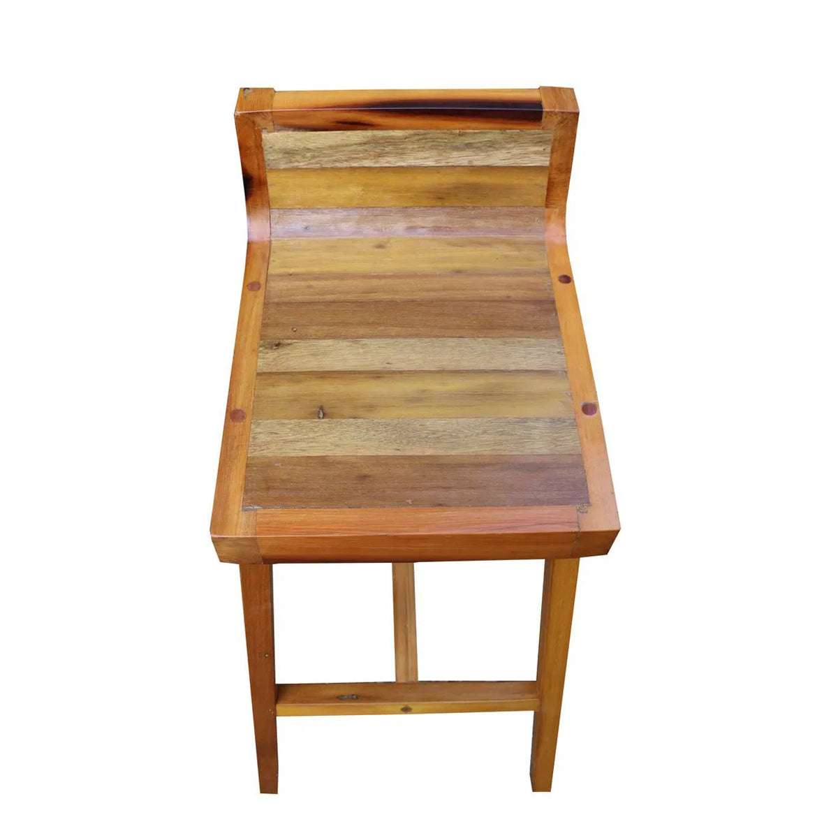 Banqueta Alta Para Bar De Madeira Maciça Demolição Caneta