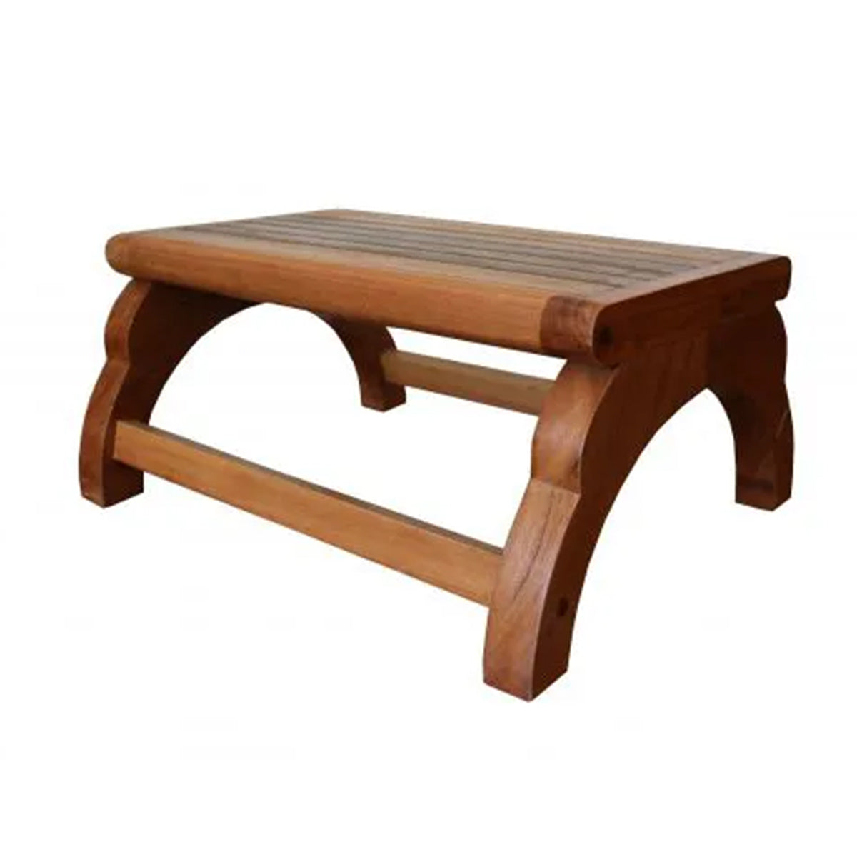 Banquinho de Madeira Maciça Demolição Apoio Para Pés Conforto