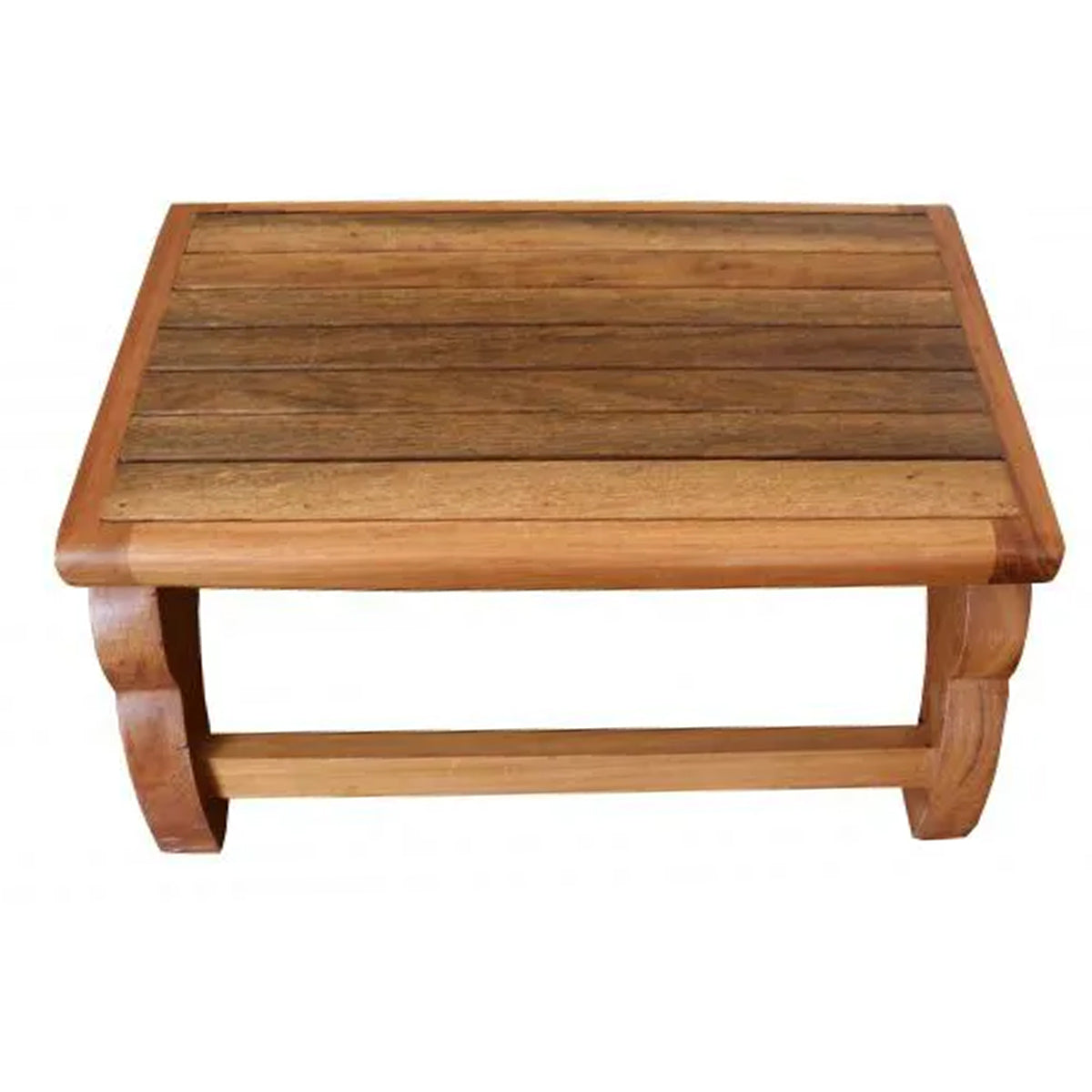 Banquinho de Madeira Maciça Demolição Apoio Para Pés Conforto