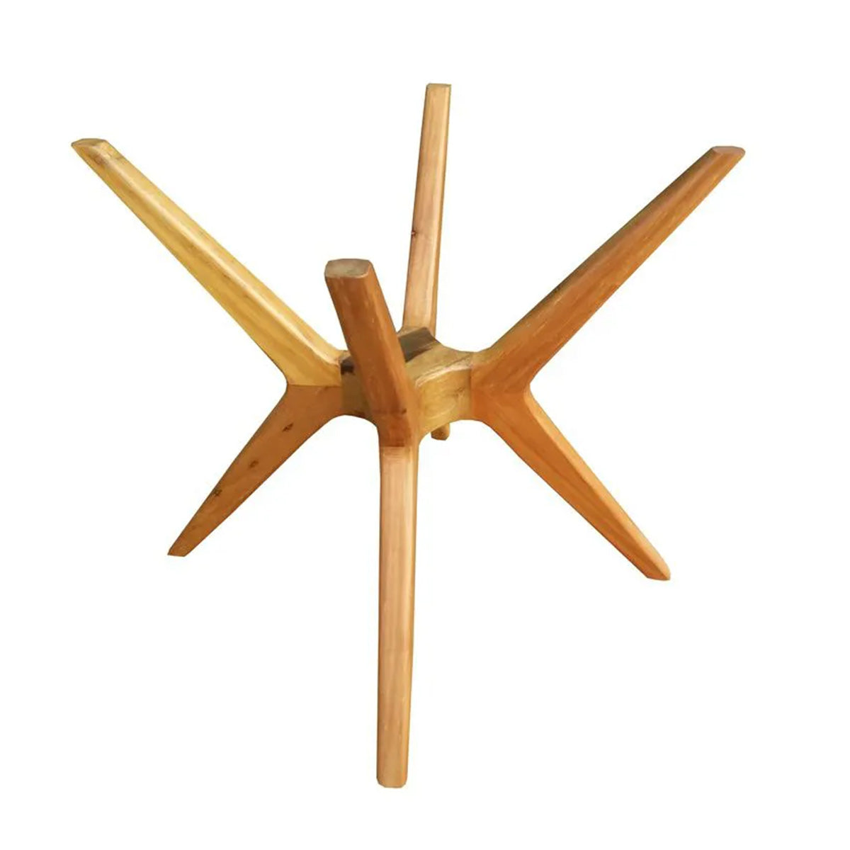 Base de Mesa de Jantar de Madeira Maciça Demolição Praia do Forte Com 4 Pés