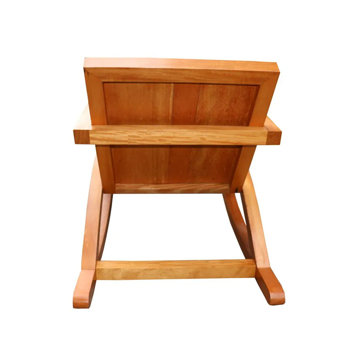 Cadeira De Balanço De Madeira Maciça Demolição Canoa