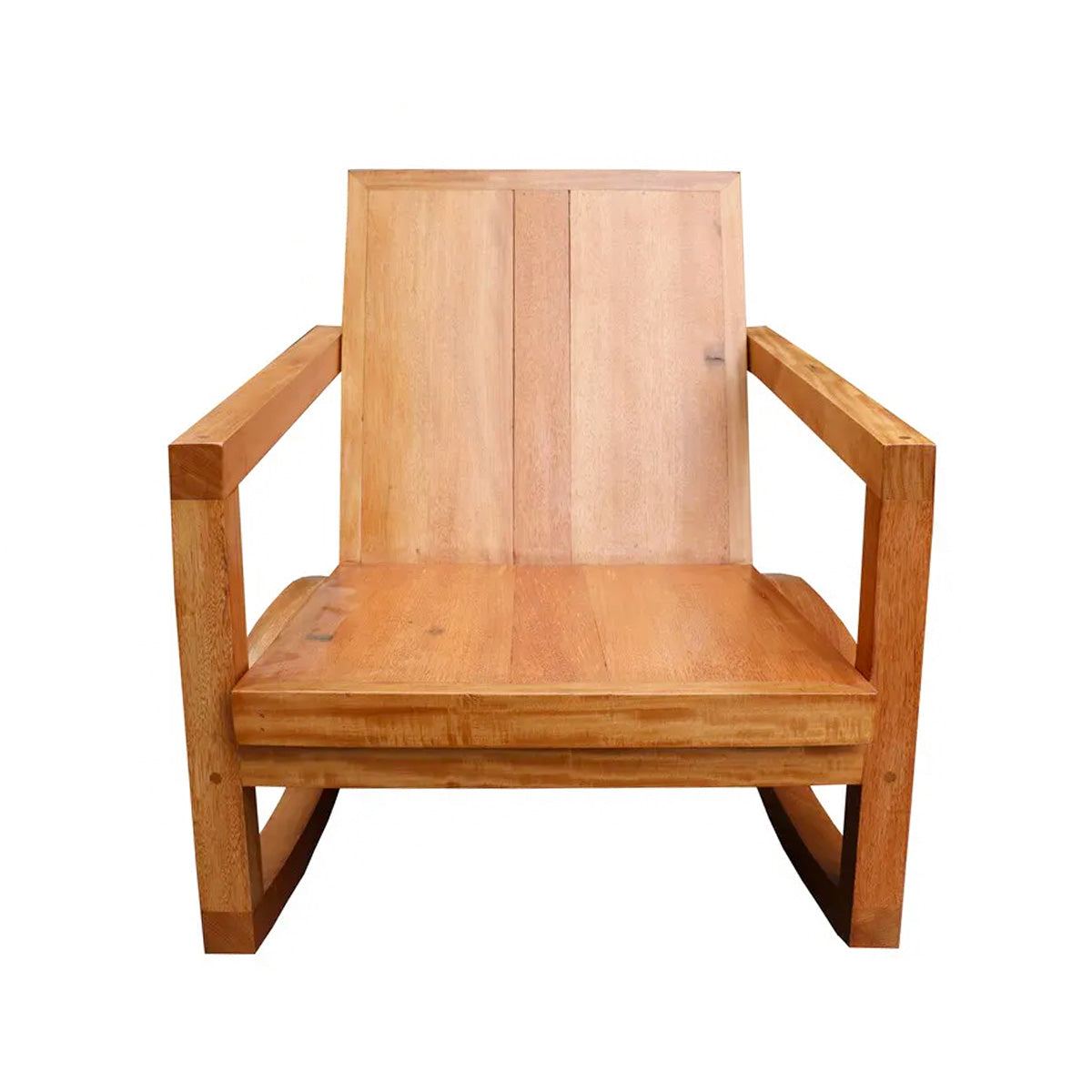 Cadeira De Balanço De Madeira Maciça Demolição Canoa