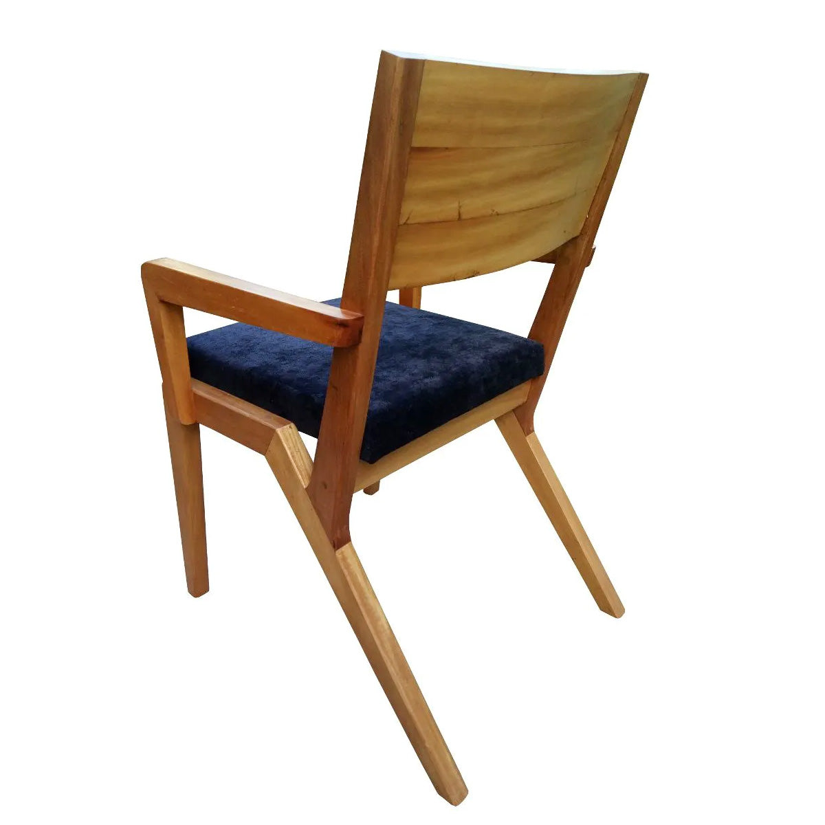 Cadeira De Madeira Maciça Colibri Com Assento Estofado