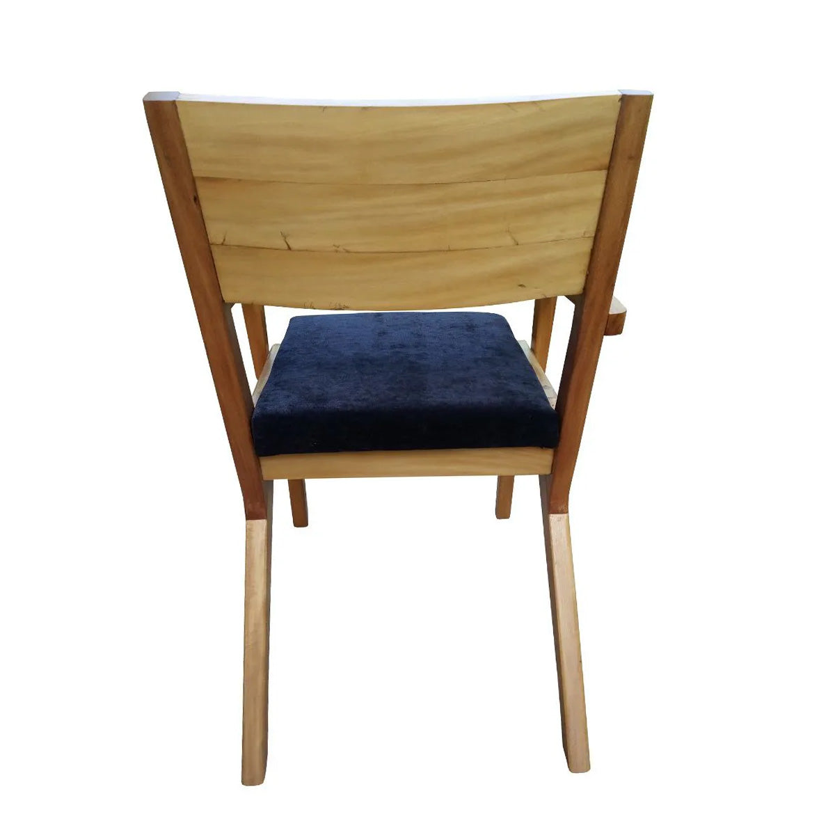 Cadeira De Madeira Maciça Colibri Com Assento Estofado