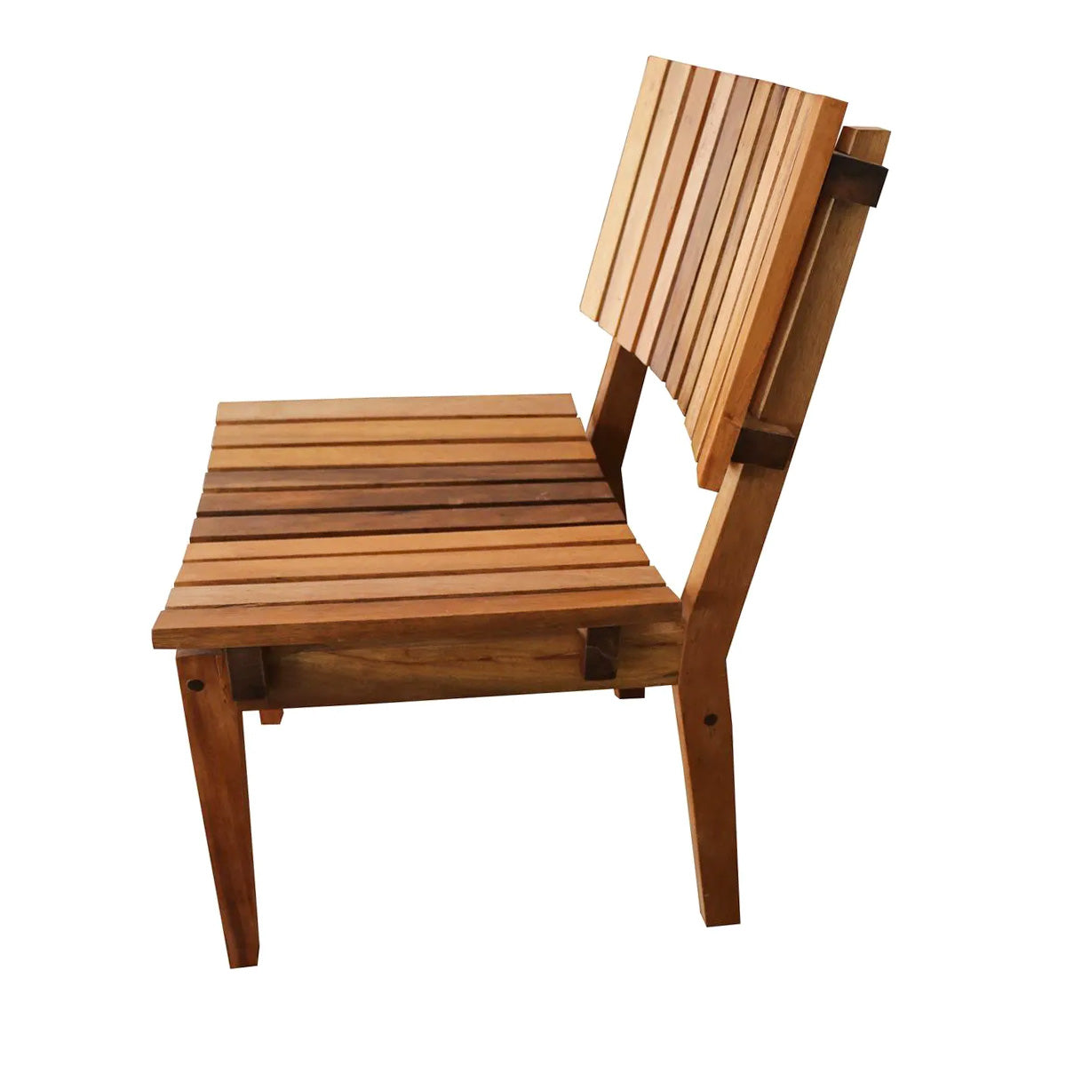 Cadeira De Madeira Maciça Demolição Ergonômica