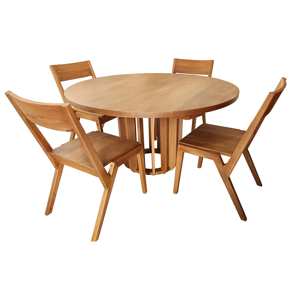 Conjunto Mesa De Jantar Catavento + Cadeiras Colibri