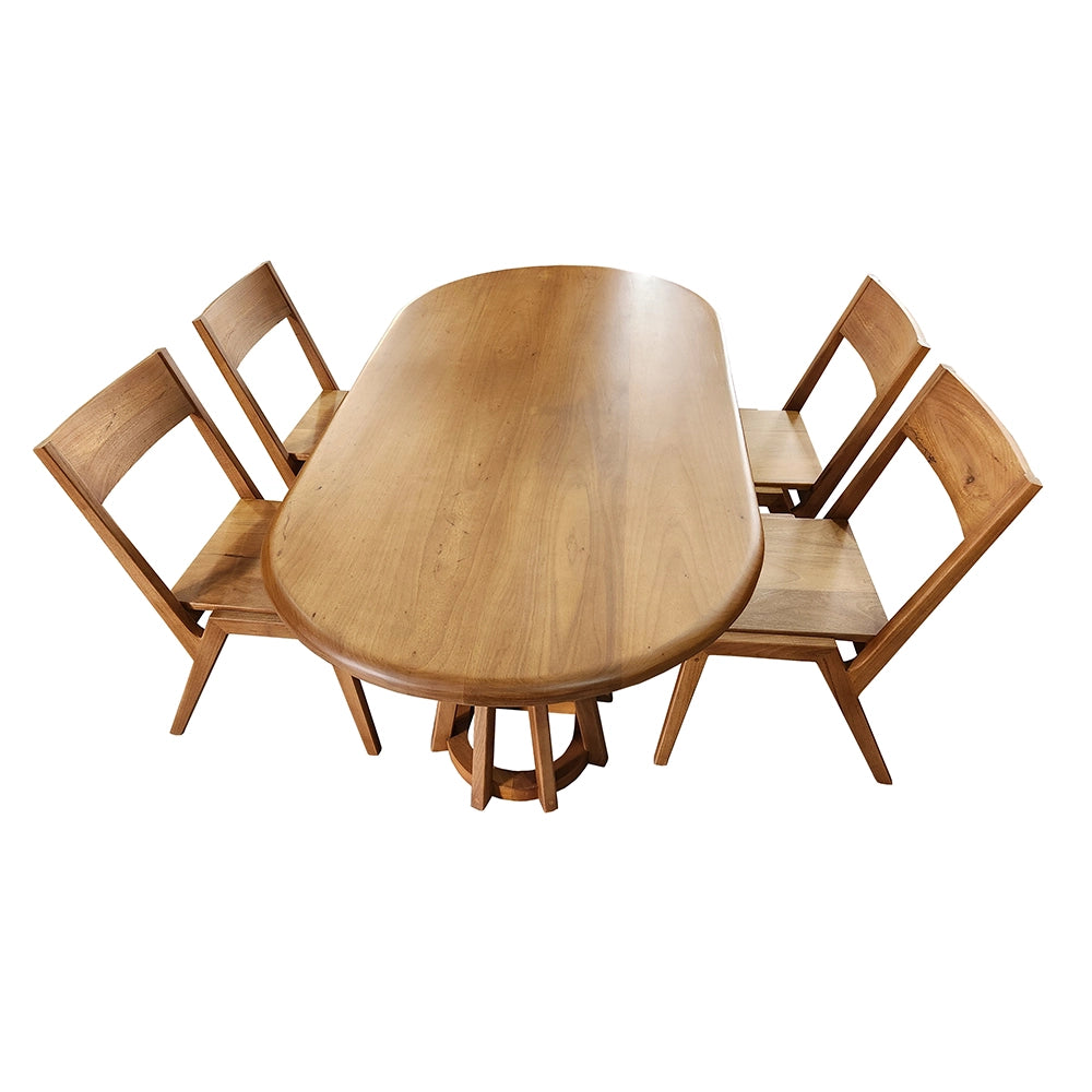 Conjunto Mesa De Jantar Jambo + Cadeiras Colibri
