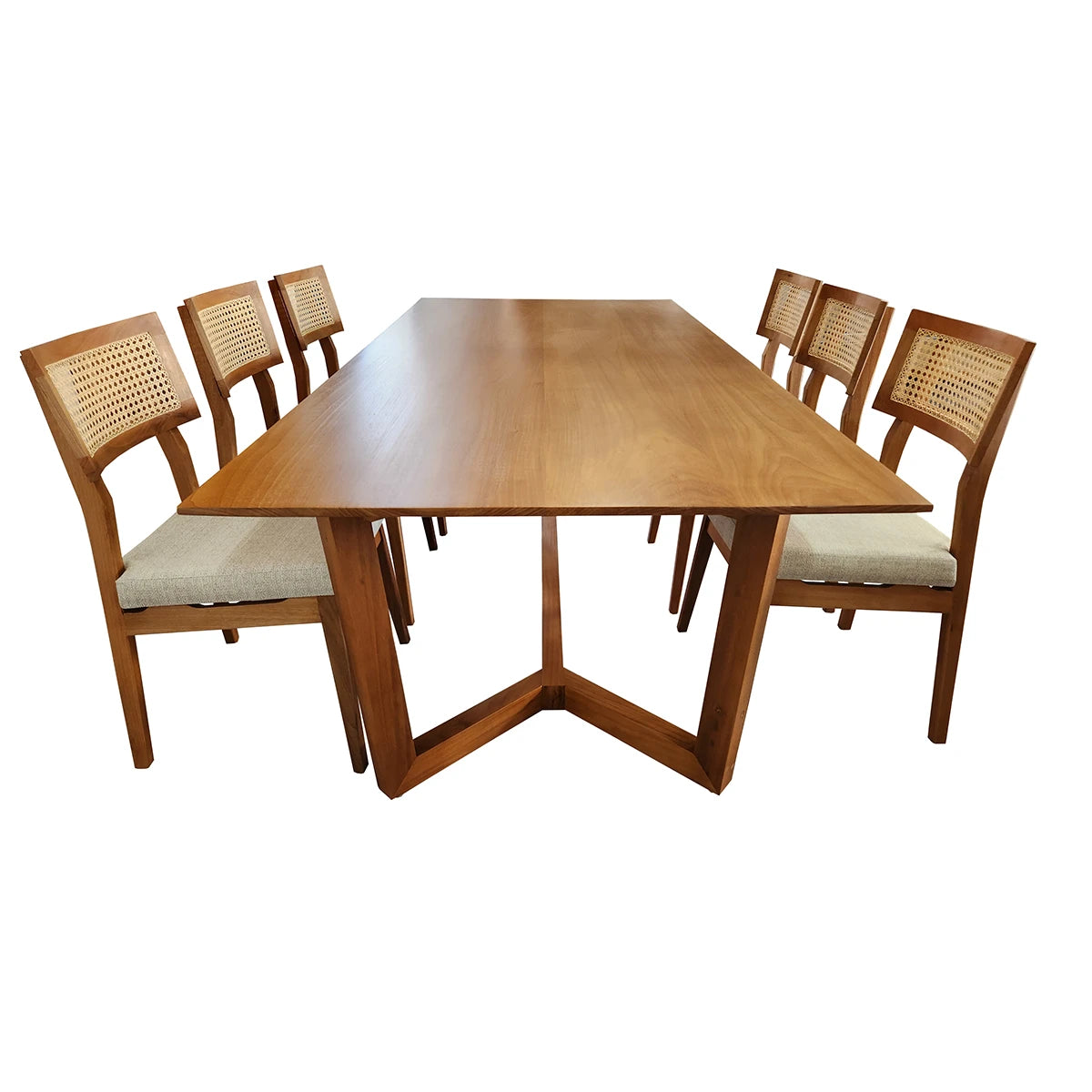 Conjunto Mesa De Jantar Campinas + Cadeiras Corumbau