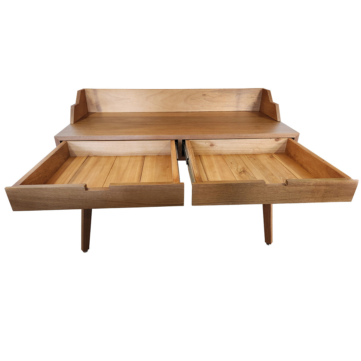 Escrivaninha De Madeira Maciça Petrópolis Com Abas Laterais