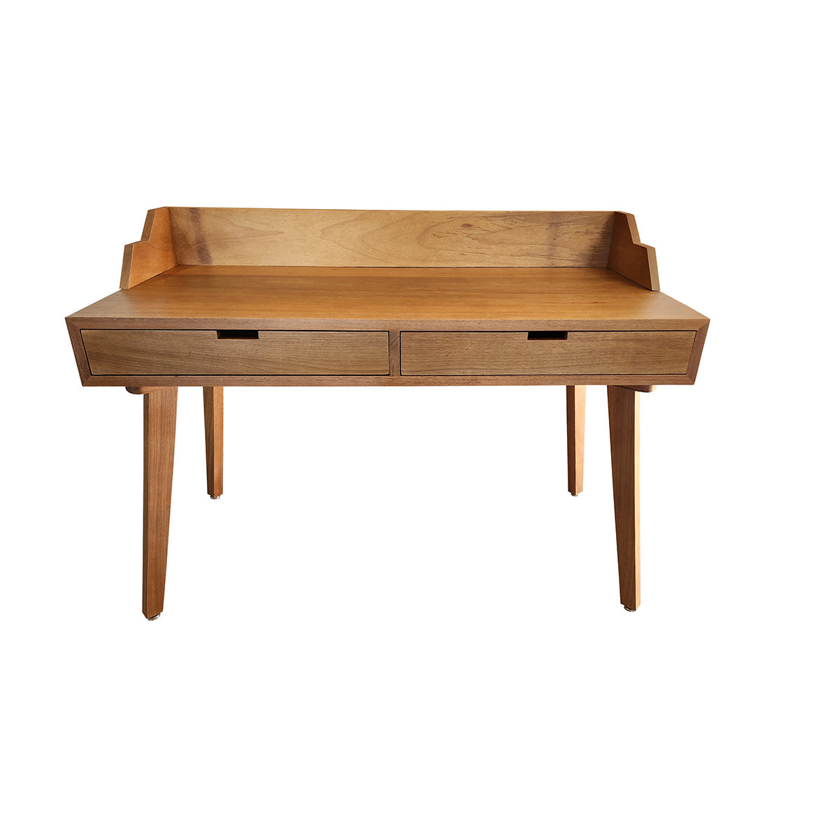 Escrivaninha De Madeira Maciça Petrópolis Com Abas Laterais