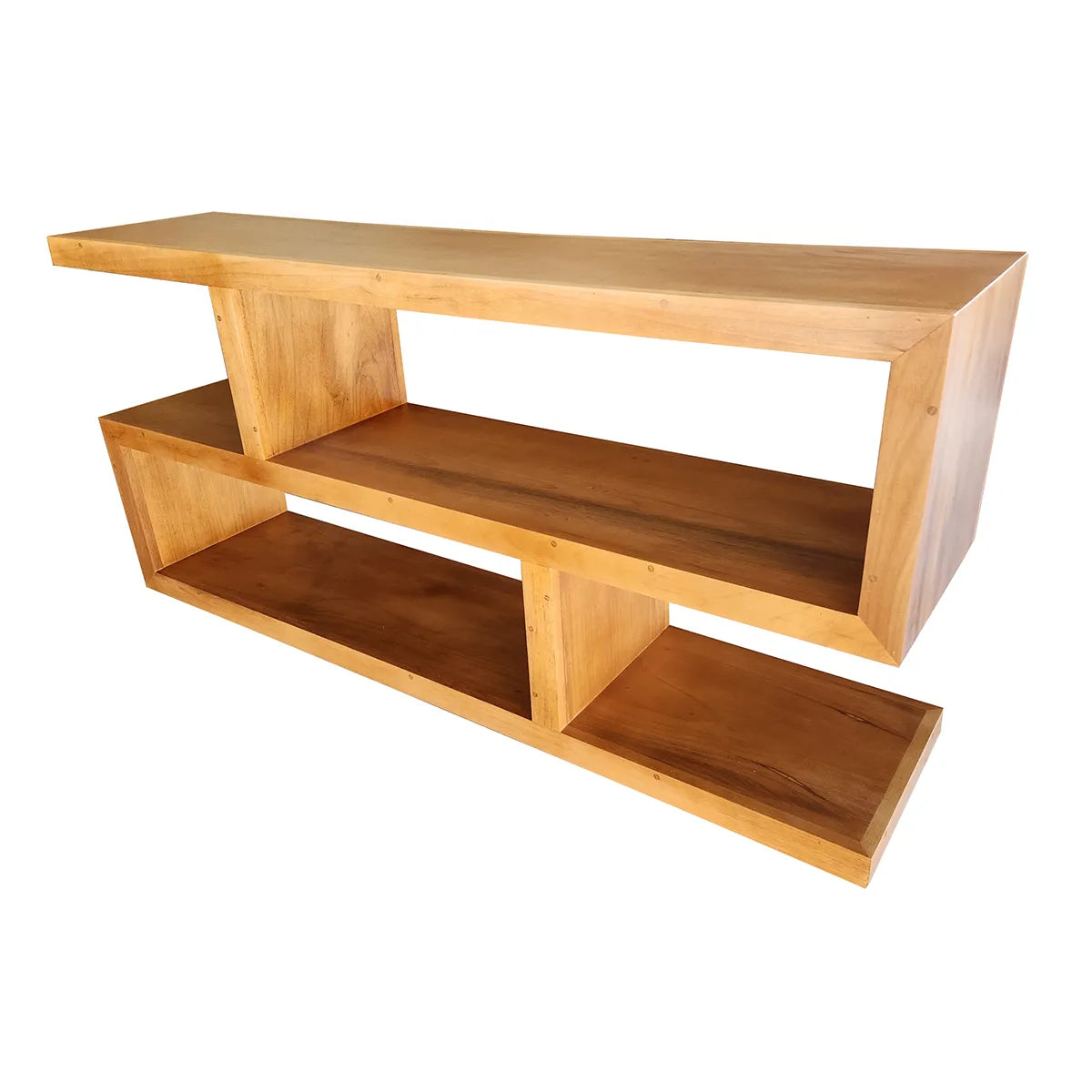 Rack / Estante De Madeira Maciça Mangaratiba