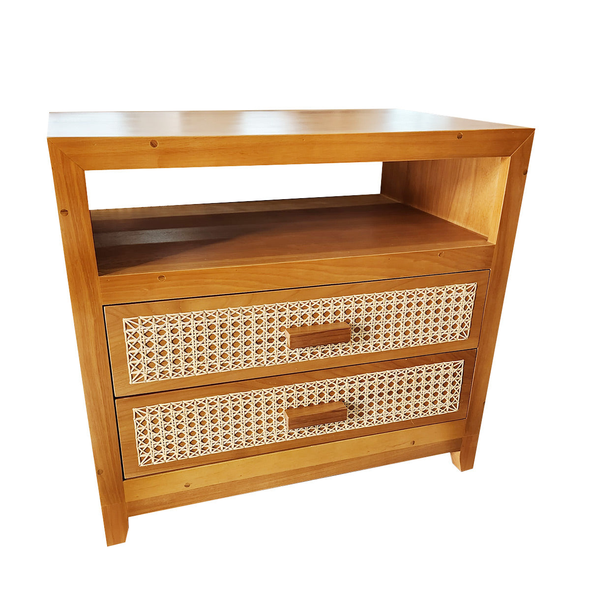 Mesa De Cabeceira Lagoa Com Palhinha Indiana Natural