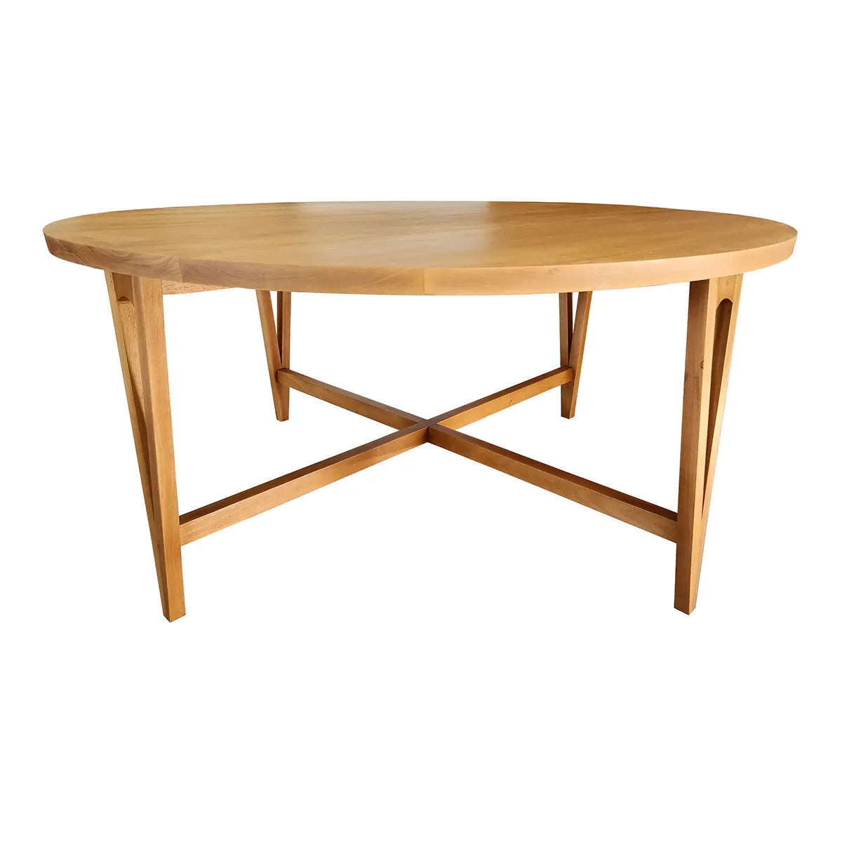 Mesa De Jantar Redonda Madeira Maciça Demolição Camburi