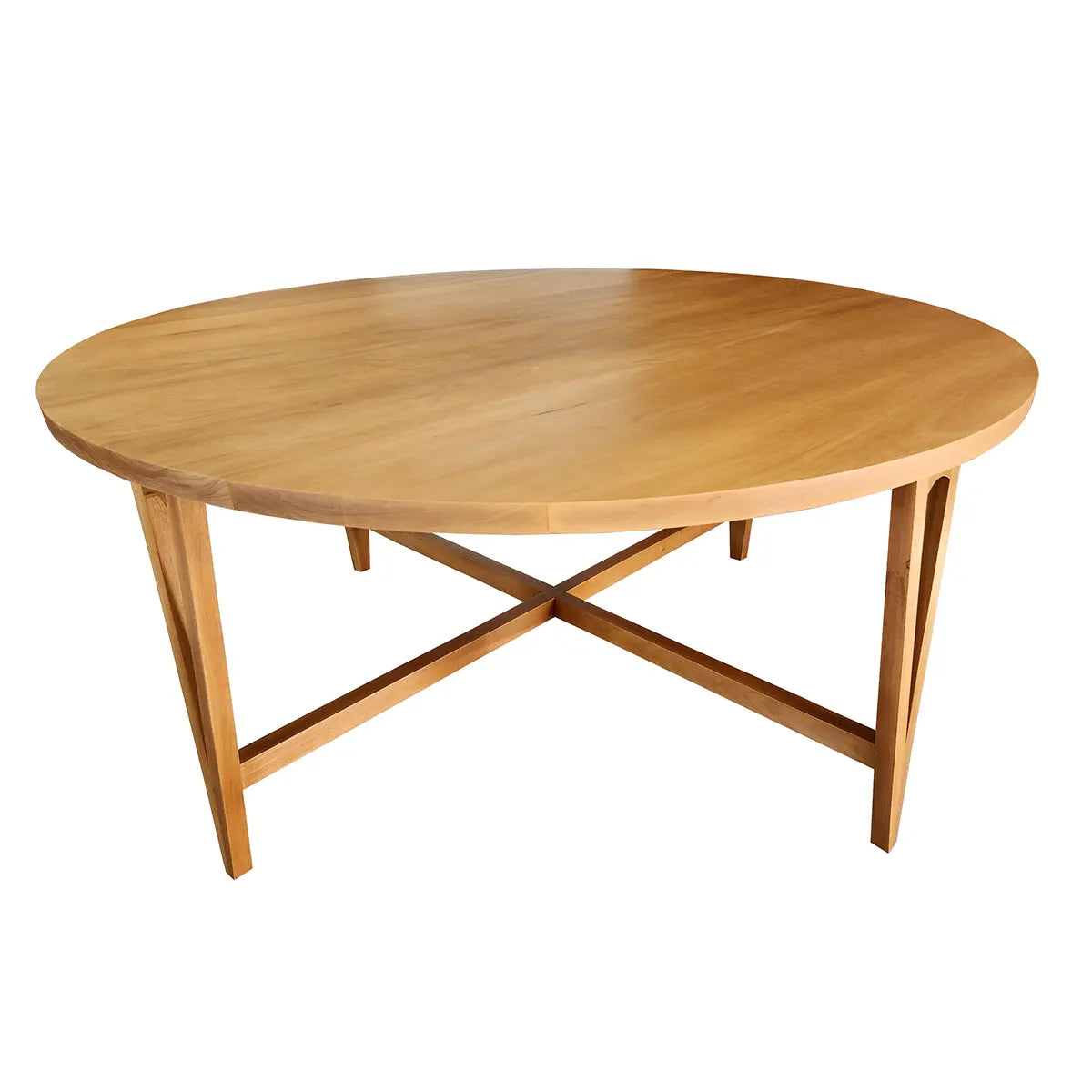 Mesa De Jantar Redonda Madeira Maciça Demolição Camburi