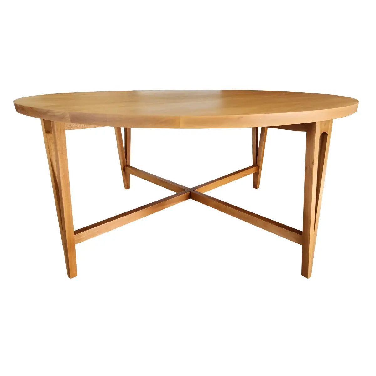 Mesa De Jantar Redonda Madeira Maciça Demolição Camburi