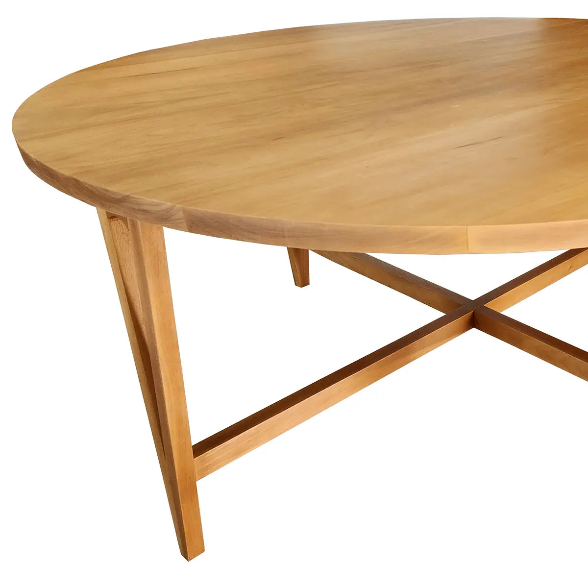 Mesa De Jantar Redonda Madeira Maciça Demolição Camburi