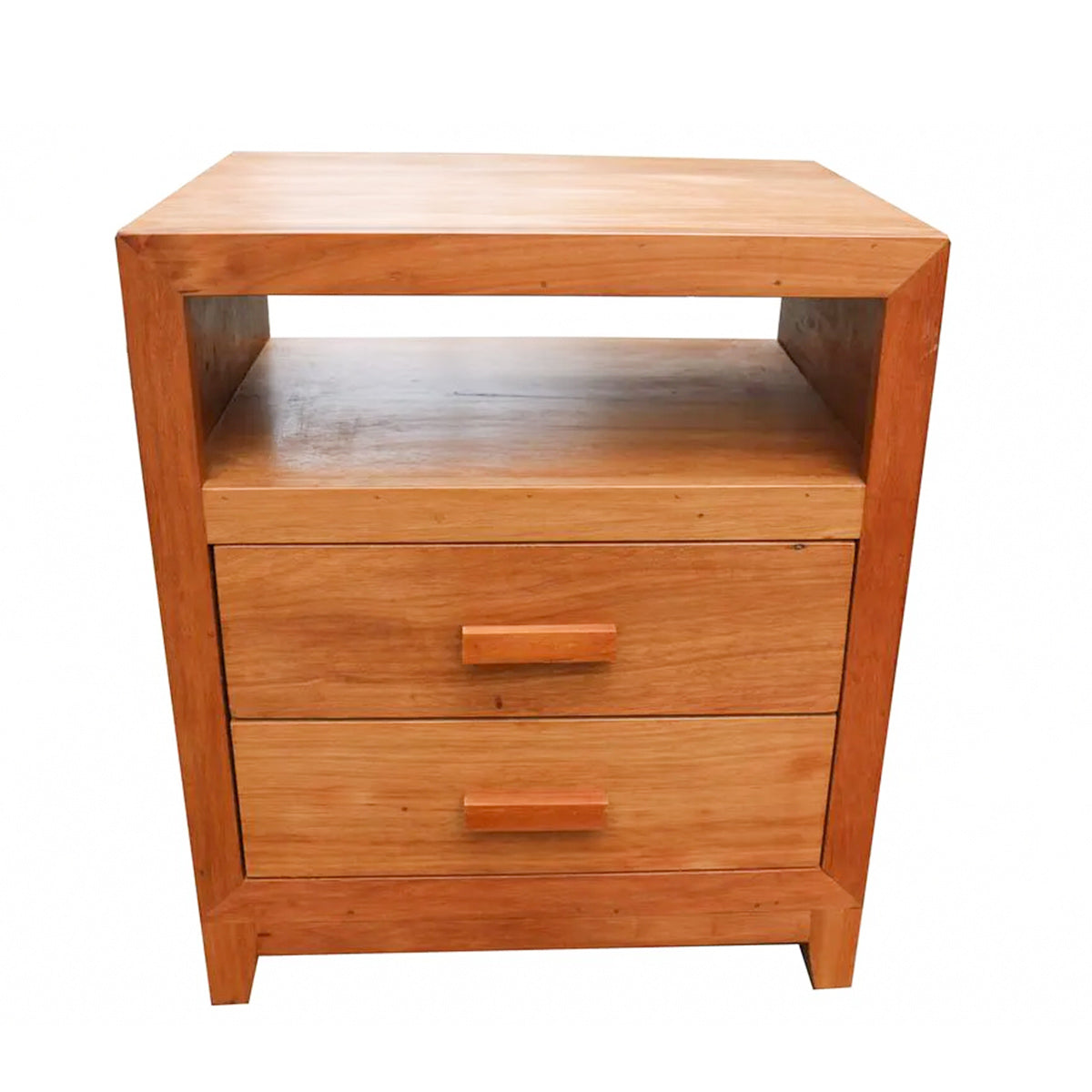 Mesa de Cabeceira Modelo Lagoa Com Nicho Superior