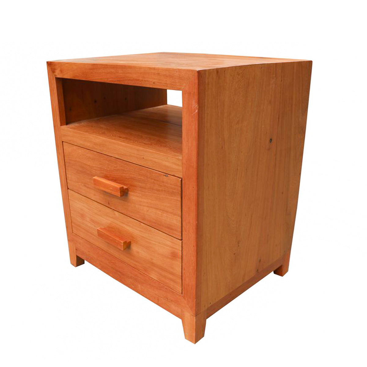 Mesa de Cabeceira Modelo Lagoa Com Nicho Superior