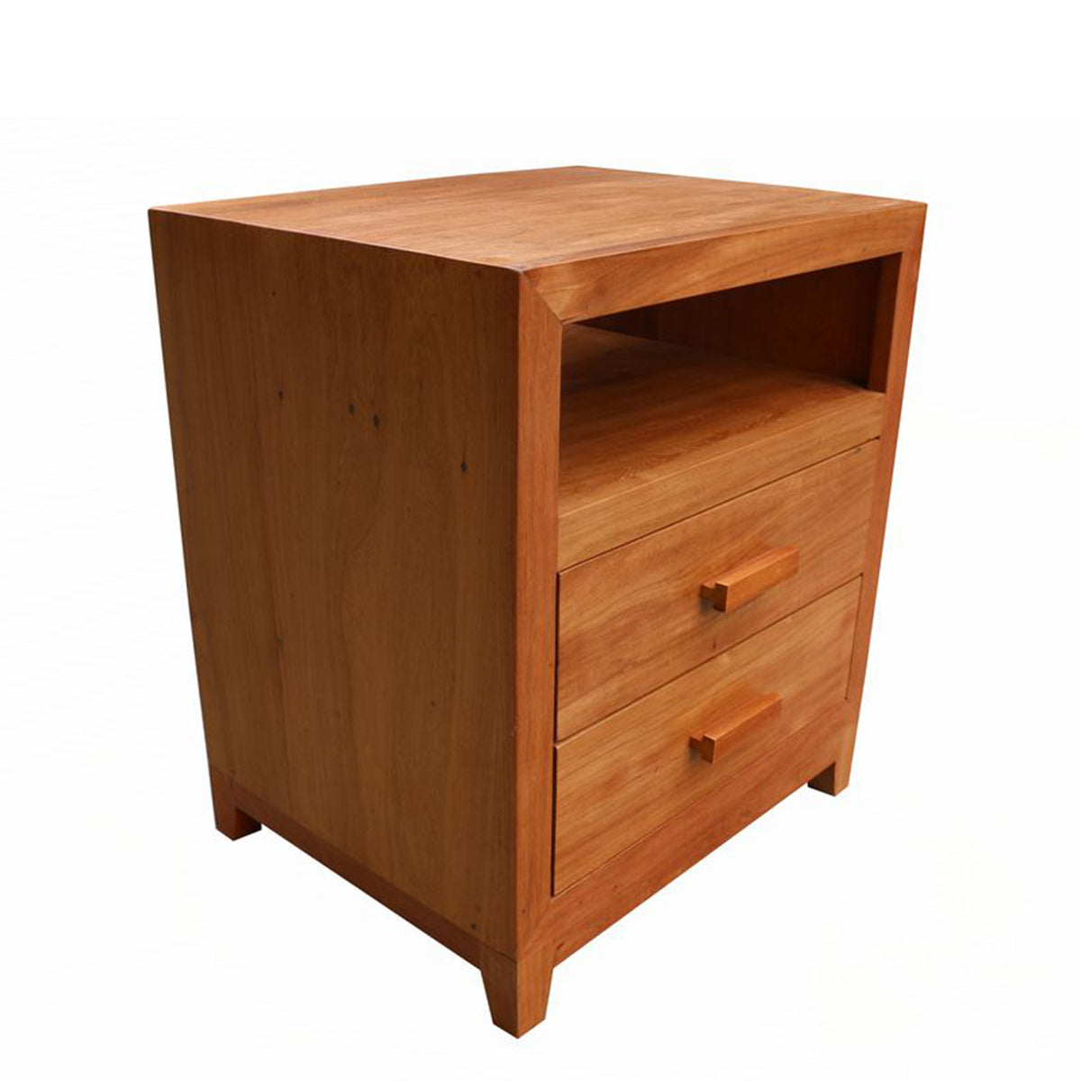 Mesa de Cabeceira Modelo Lagoa Com Nicho Superior