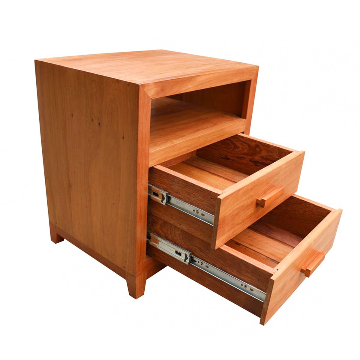 Mesa de Cabeceira Modelo Lagoa Com Nicho Superior