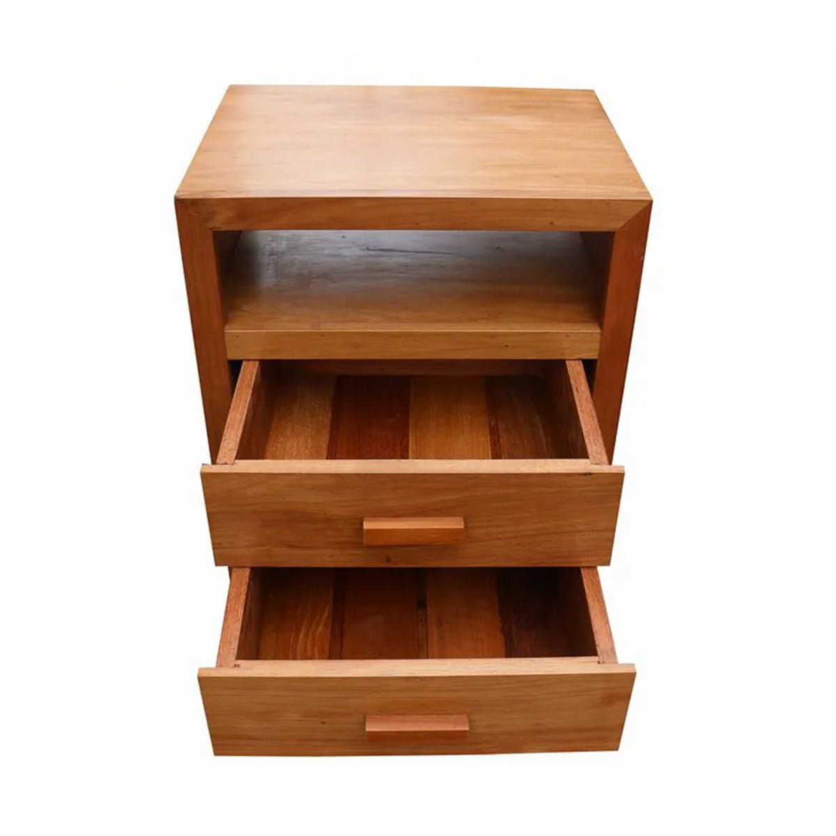 Mesa de Cabeceira Modelo Lagoa Com Nicho Superior