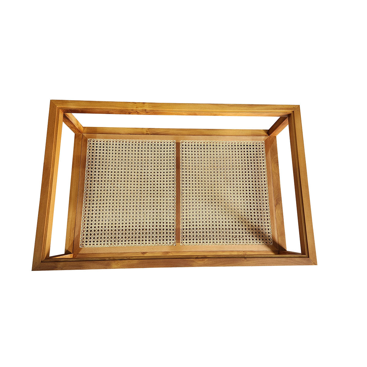 Mesa de Centro Pomerode detalhe Palha Indiana