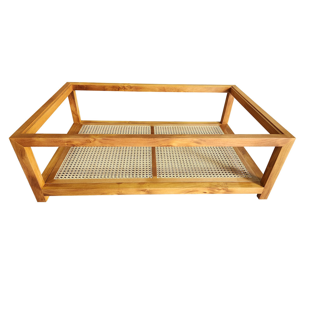 Mesa de Centro Pomerode detalhe Palha Indiana