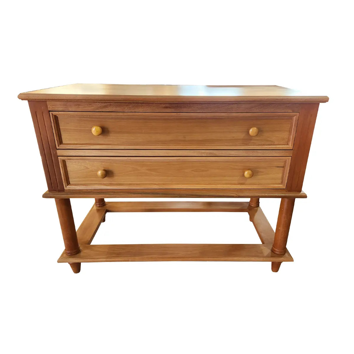 Mesa De Cabeceira Em Madeira Maciça Rio Das Flores