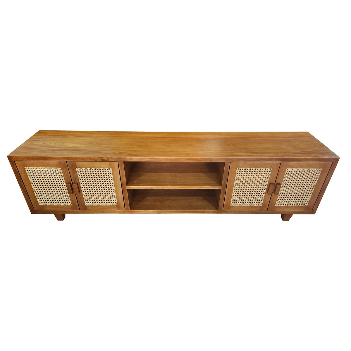 Rack De Madeira Maciça Gávea Com Palhinha Indiana Natural