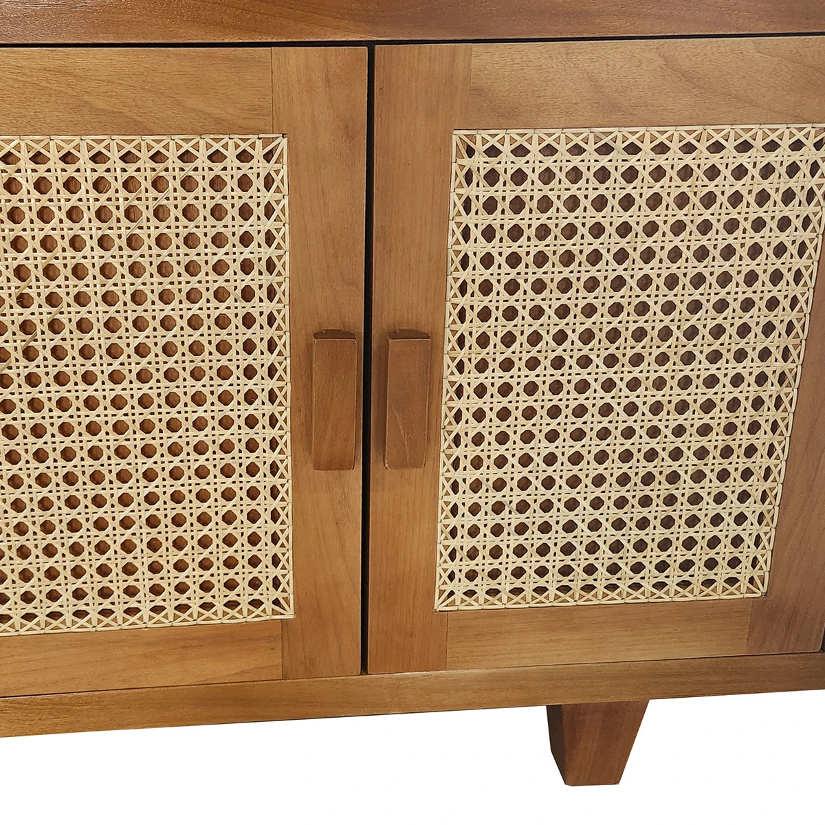 Rack De Madeira Maciça Gávea Com Palhinha Indiana Natural