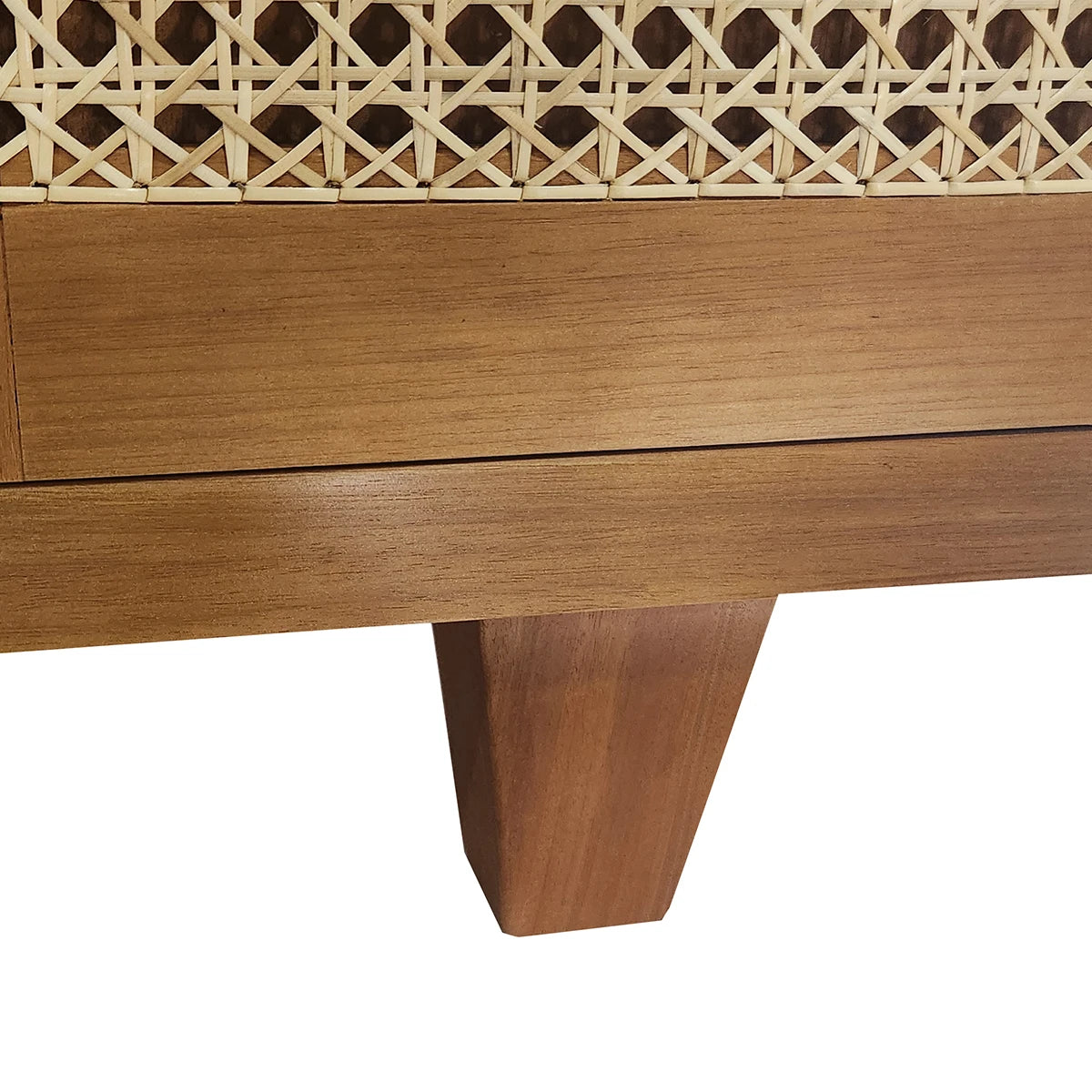 Rack De Madeira Maciça Gávea Com Palhinha Indiana Natural